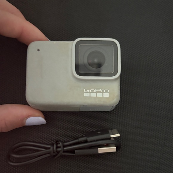 GoPro HERO 7 Black and Silver Action Camera with USB Cable